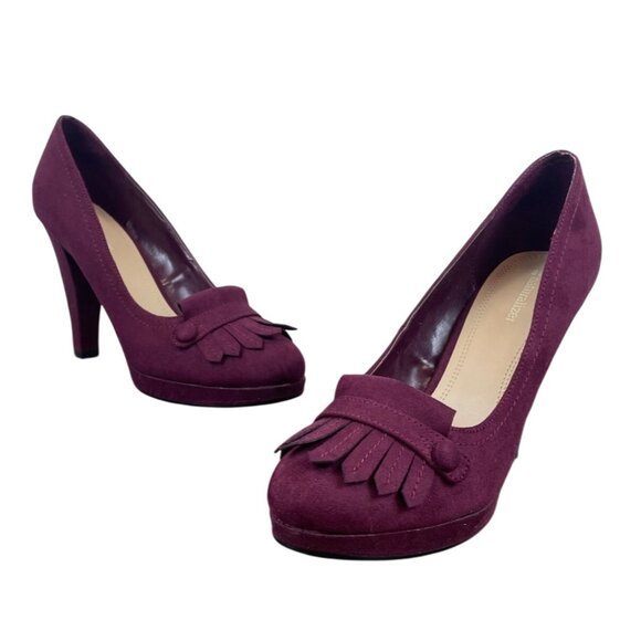 Naturalizer Shoes - Naturalizer Merlot Fringe Womens Pumps 9.5M